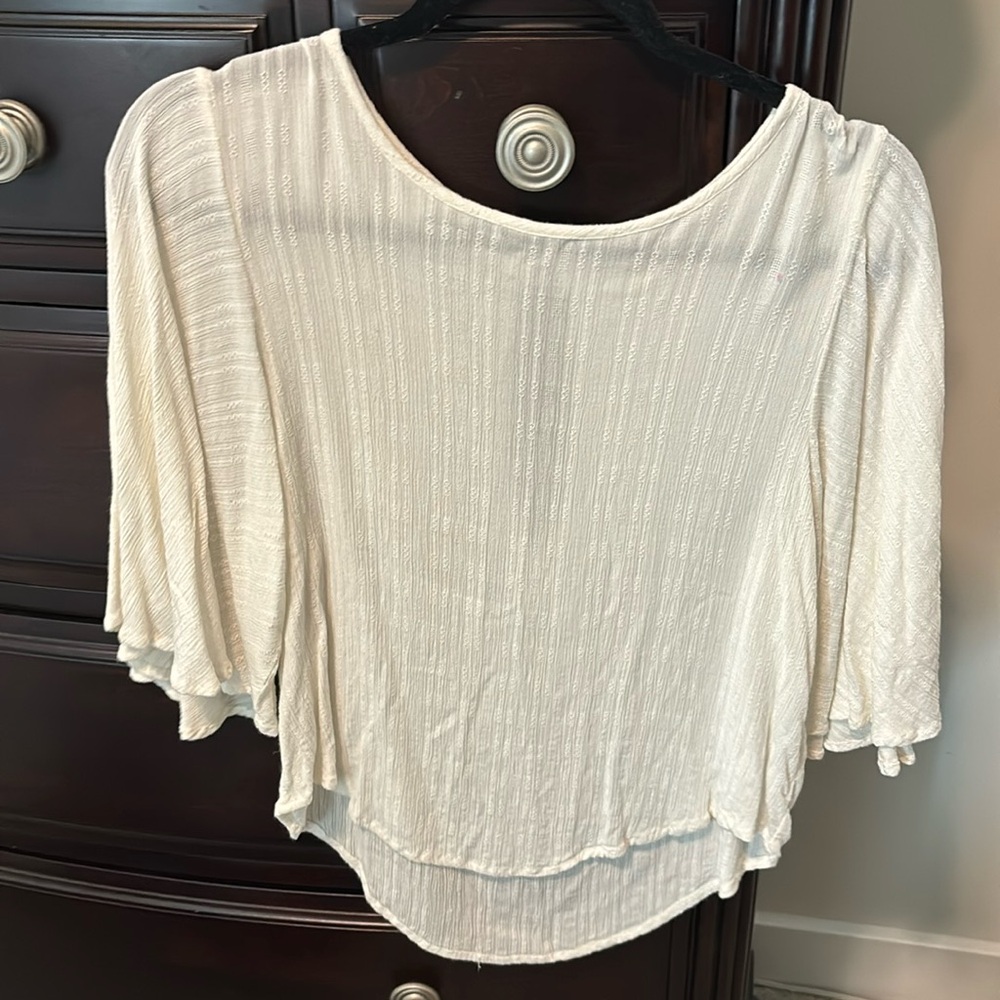 Billabong cute white dress top